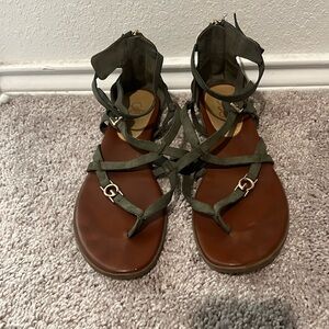 Olive strap GUESS sandals